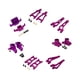 thumbnail image 4 of Accesorios de actualización 1:20 Copa trasera RC Kits de actualización de metal para 1/20 20208 violeta, 4 of 9