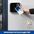 thumbnail image 5 of Glitter Retractable ID Badge Reel with Funny Goose Design for Nurses Students Medical Staff, 5 of 5