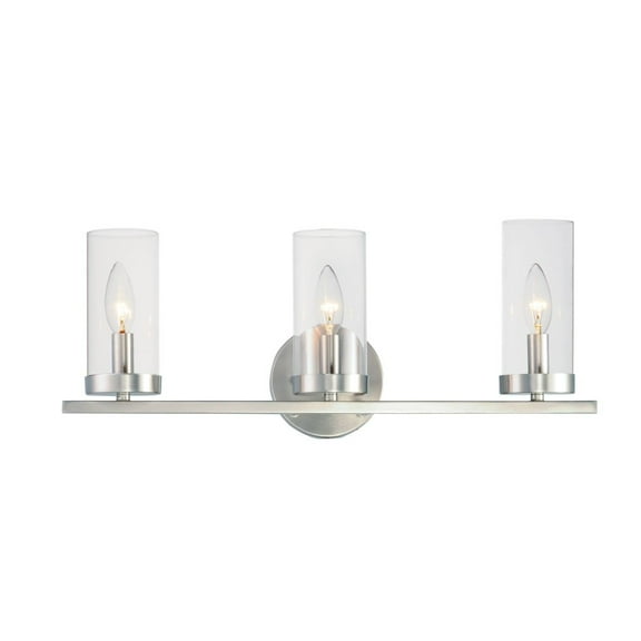 25257CLSN Maxim Lighting Sentinel - 3 Light Bath Vanity-8 Inches Tall