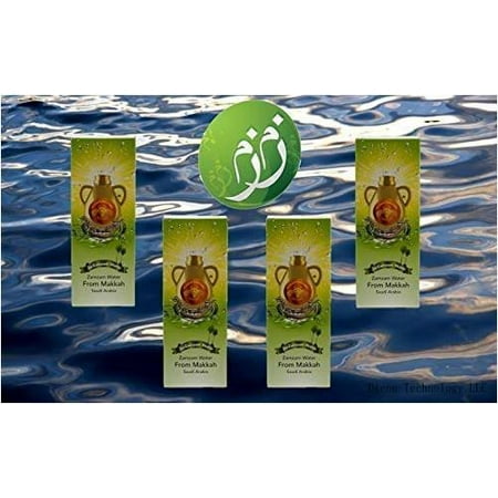 

Mecca Zamzam Drinking Water 500Ml/16.5 FL.Oz.4 Bottles Zamzam Makkah Al -Mukarramah