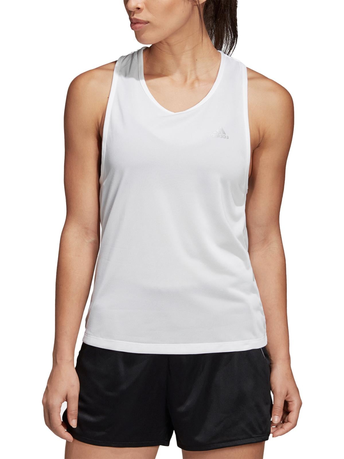 Adidas Womens Fitness Running Tank Top White XS