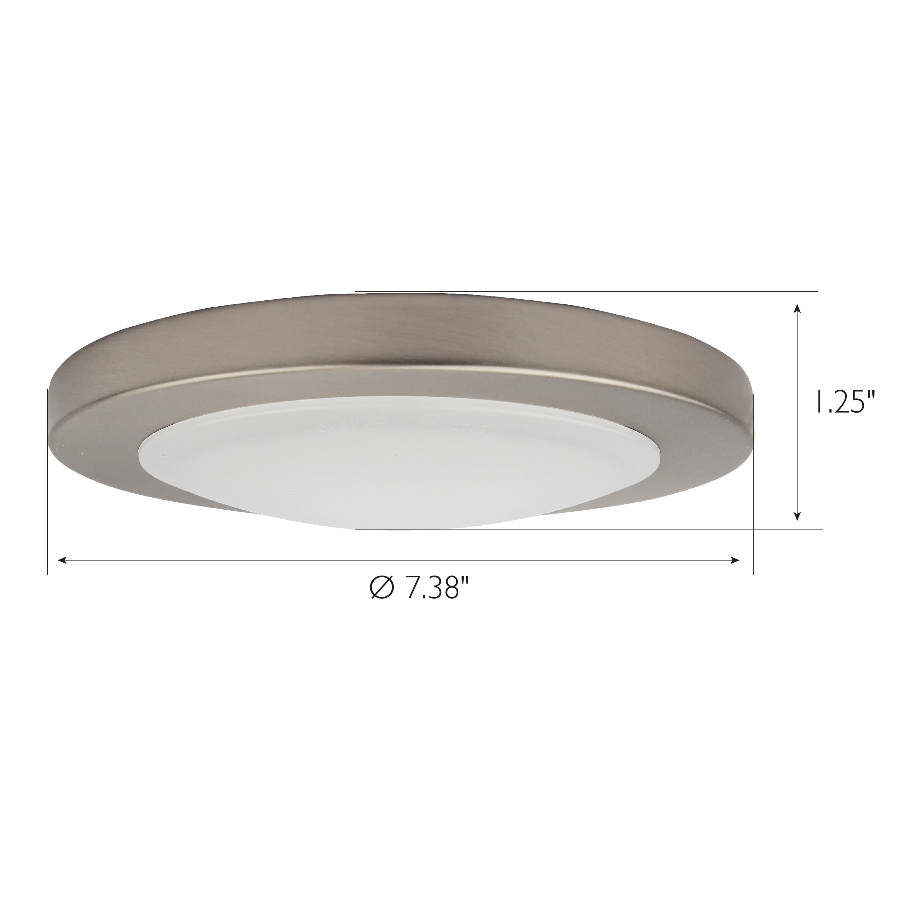 Design House Paxton Modern LED Dimmable Flush Mount Ceiling Light