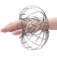 thumbnail image 1 of Juguete mágico 3D Brazo Slinky Toroflux TANGJMXG Pulsera dinámica Plata, 1 of 5