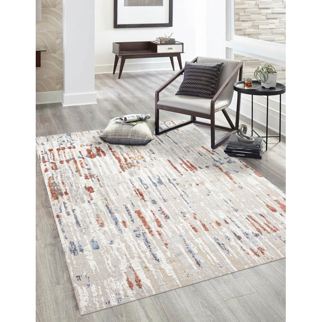 ECARPET Efes Contemporary/Modern Area Rug for Living Room, Bedroom, Dining Room, Entrance, Hallway and More