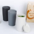 thumbnail image 2 of Bewildely Taza de café de fibra de trigo, taza de agua para leche con tapa, para el hogar, para el coche, suave, de gran capacidad, para beber, para Cocina y Comedor Negro Bewildely  HA081604-02, 2 of 6