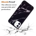 thumbnail image 3 of Dteck Case For iPhone 12 Mini 5.4 inch,Slim Shockproof Silicone Marble Patterned Phone Protector Cover,E, 3 of 6