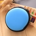 thumbnail image 4 of Étui de Transport pour Écouteurs, Petit Étui Rond de Poche pour Voyage avec Fermeture Éclair pour Écouteurs de Téléphone Intelligent, Casque Sans Fil, Câble USB, Sacs de Rangement pour Cartes SD, Masques et Plus, 4 of 5