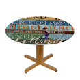 thumbnail image 3 of Orinice Inspirational Quote Round Table Cover Stain Resistant Washable Indoor Outdoor Tablecloth Kitchen Dining Wedding Parties 100% Polyester Fiber 38-42, 3 of 8