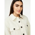 thumbnail image 2 of Free Assembly Women's Wool Blend Shirt Jacket, 2 of 6
