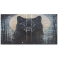 thumbnail image 2 of WOBOGO Dark Forest Wolf King File Folders Extra Large Capacity to Hold 200 Sheets of Documents Hard Shell Ring Binder for School Home Office, 2 of 10