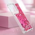 thumbnail image 6 of Case for Motorola Moto G Stylus 5G 2024 Case Glitter Cute Luxury Love Liquid Quicksand Clear Soft TPU Girls Women Stylish Bumper Shockproof Protective Cover for Moto G Stylus 5G 2024 Rose YB, 6 of 14