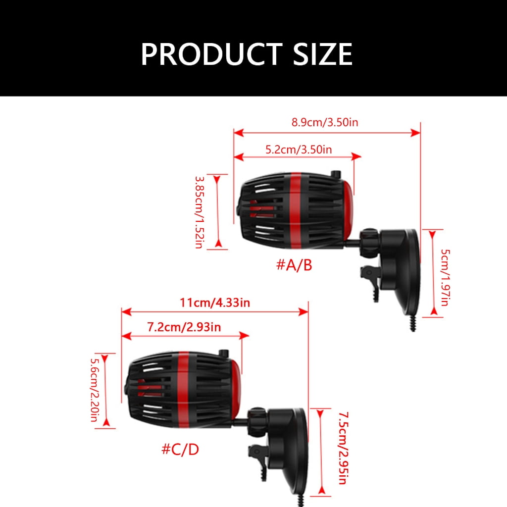 Advanced Aquariums Waved Pumps Versatile Water Flows Pumps Submergible Pumps for Various Marine Needs