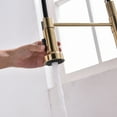 thumbnail image 4 of WELLFOR Touchless Kitchen Faucet with Pull Down Sprayer, Motion Sensor Kitchen Faucet Single Kitchen Faucet High Arc Pull Out Faucet, Brush Gold, 4 of 7