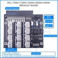 thumbnail image 4 of 2X Mining Breakout Board 12Port 6Pin Supply Module Board with LED 4Pin Cable for PSU Server 750W 1100W 1600W, 4 of 7