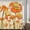 Retro Floral Mushroom, variant on Beach Ocean Themed Cloth Fabric Decorative Shower Curtain Sets for Bathroom Sunrise Sunset View Scene 72x72 Inch Hawaii Seashore Summer Coastal Seaside Seascape 12 Hooks Waterproof BB-JWXP