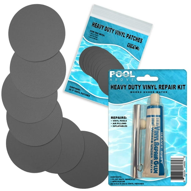 Heavy Duty Vinyl Repair Patch Kit for Inflatables Boat Raft Kayak Air