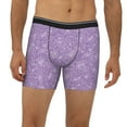 thumbnail image 2 of Men'S Boxer Briefs, Purple Lightning Glitter A Soft And Breathable Mens Underwear Boxer Briefs With Widen Waist, 2 of 2