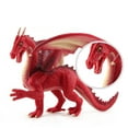 thumbnail image 5 of Realistic Dragon Model Figure Toys Flying Dragon Figurines Collection Dinosaur Gifts Fantastic Dragon Toy Figure Model Decoration Collector Figurine for Kids, Adults Red, 5 of 5