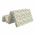 thumbnail image 2 of Food Foldable Mattress, Mexican Colorful Peppers Art, 78.7" x 47.2", Dark Pink Green Orange, by Ambesonne, 2 of 6
