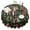 Red Mushroom Leaf, variant on Colorful Mushroom Pattern Purple Pattern Round Tablecloth 60"x60",Wrinkle Wipeable Table Cloth for Kitchen Dining Room Picnic Patio Party