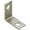 Zinc Plated, variant on National Hardware - V115 1" x 1/2" Corner Brace - 4 Per Pack