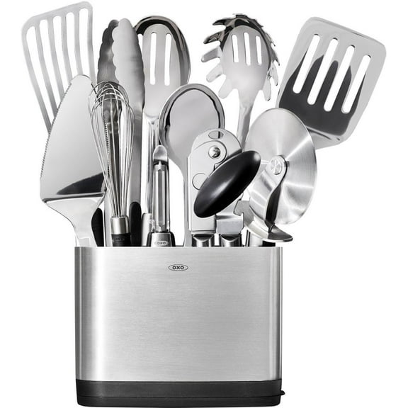 STL 15 Piece Utensil Set - Silver