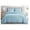 Chambray Blue Ruffled Edge, variant on Eleanora King Bed in a Bag 7-Pieces Ruffled Edge Trim Stone Washed Double Brushed Microfiber Comforter with Sheets Lightweight All Season Bedding Set (King, Black)
