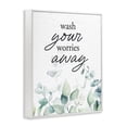 thumbnail image 2 of Stupell Industries French Country Wash Worries Away Herb Leaves White Framed Giclee Art, 11 x 14, by Lettered and Lined, 2 of 8