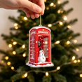thumbnail image 5 of Fmbmuo Acrylic Christmas Hanging Ornaments 2D Flat Car Rearview Mirror Pendant Xmas Tree Backpack Home Wall Festive Decor Christmas Decor,Multicolor, 5 of 5