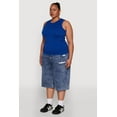 thumbnail image 4 of Womens Plus Size Seamless Textured Knit Tank Top, 4 of 5