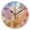 Black Needle, variant on 10" Artistic Round Wall Decorative Desk Clock Wall Clock Home Decor Colorful Leaf Skeletons