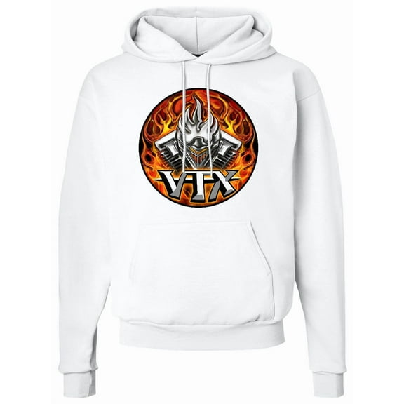 Inktastic Vtx Flaming Motor Adult Hoodie Sweatshirt