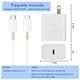 thumbnail image 4 of Cargador Rápido USB C de 45 W para Samsung Tipo C, Con Cable de 1.8M para Galaxy S23 Ultra/S23/S23+/, 4 of 7