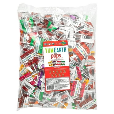 YumEarth Lollipops, Assorted Flavors, 3.5 lb Bag, 250 Pieces 810165013940