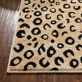 thumbnail image 4 of Well Woven Plain Border Rug Damask Warm Colors with Brush Effect Soft Rug, 4 of 6