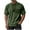 Army Green, variant on LODIENY Mens Henley Shirts Short Sleeve Casual Summer Basic Workout T Shirts Button Vintage Lightweight Athletic Tee Tops Green M