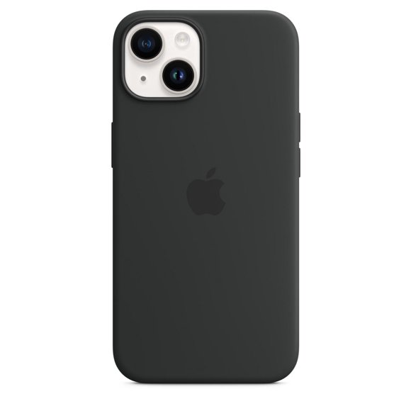 iPhone 14 Silicone Case with MagSafe—Midnight