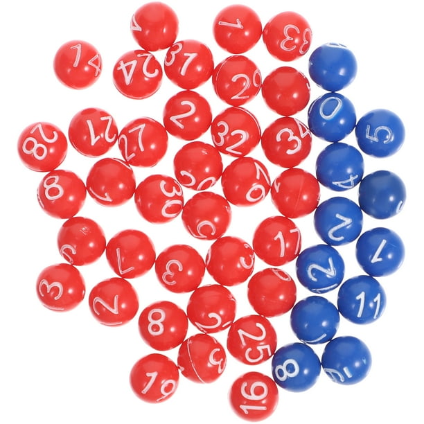 1 Set Lottery Ball Actividad Lotería Bola de lotería Bola de lotería para entretenimiento