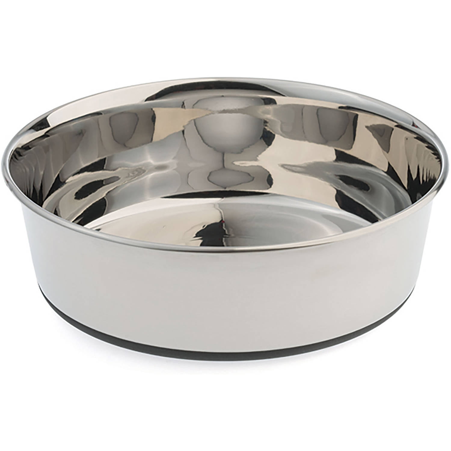 Pet Zone 2040012477 Large 14 Cup NoSlip Stainless Steel Pet Bowl