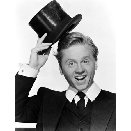 - Mickey Rooney in posed in Portrait Photo Print