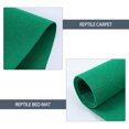thumbnail image 3 of WASHWEPE 1Pc Reptile Bed Mat Green Polyester Carpet Liner Soft Substrate for Cage and Terrarium, 3 of 6