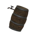 thumbnail image 4 of Mini Tonneau de Vin Rouge en Bois Miniature Décor Tonneau de Bière Fût de Bière avec Robinet, 4 of 8