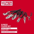 thumbnail image 3 of Hyper Tough 6-Piece Pliers Set with Non-Slip Grips, 3 of 12