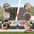 thumbnail image 6 of Privacy Screen, Outdoor Decorative Panels with Stand, Planter Wall Metal Fence Panels, Modern Privacy Screen Fence Free Standing, 6 of 7