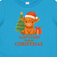 thumbnail image 4 of Inktastic Baby's First Christmas Cute Highland Cow Boys or Girls Baby T-Shirt, 4 of 5