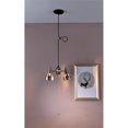 thumbnail image 3 of ORE International 7" Dual Brush Silver Adj Metal Cone Pull String Pendant Ceiling, 3 of 4