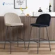 thumbnail image 2 of Silla Alta Tapizada para Barra de Cocina - Asiento Suave de Tela y Patas de Acero - Banco Desayunador Elegante para Uso Interior y Decoración del Hogar (Beige), 2 of 9