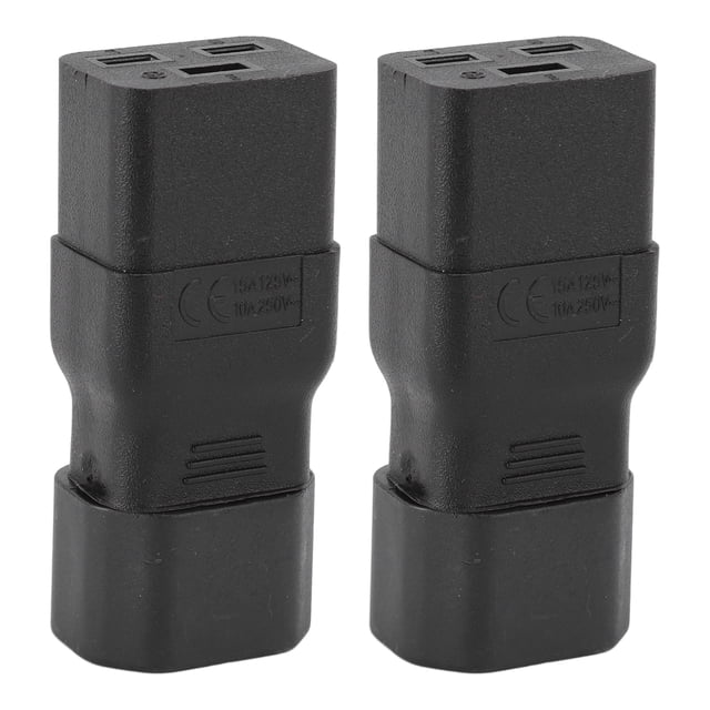 UPS Power Adapter, Stable Integrated Molding Reinforcement Flame Retardant Heat IEC C14 To C19 Adapter For Desk Lamps
