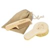 SugarBooger Baby Brush Set Peek-A-Boo Natural