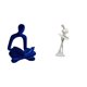 thumbnail image 1 of Figura de pensador abstracto,Estatua de pensador abstracto,decoración para el hogar,Figura humana decorativa para oficina,coleccionable,Figura de escritorio,Estatua de bailarina de, 1 of 8